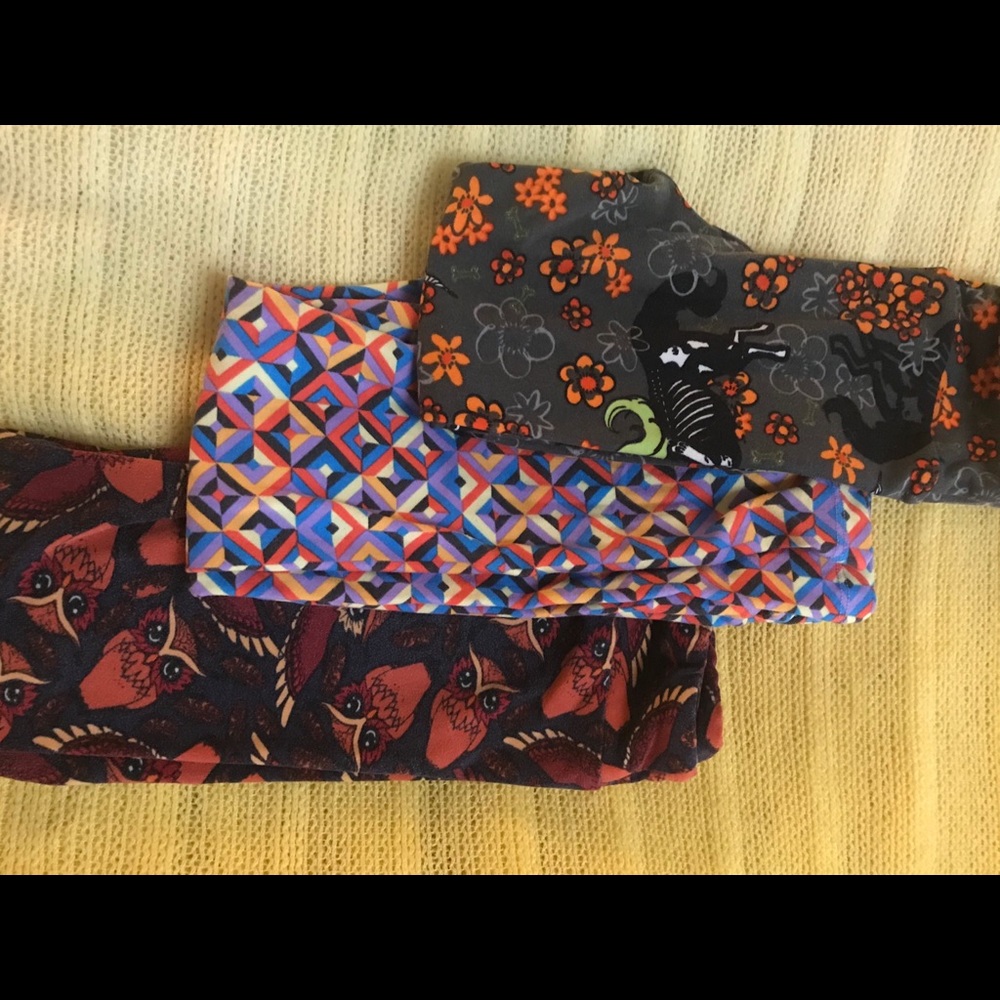 S/m LuLaRoe Fall print 3-pack